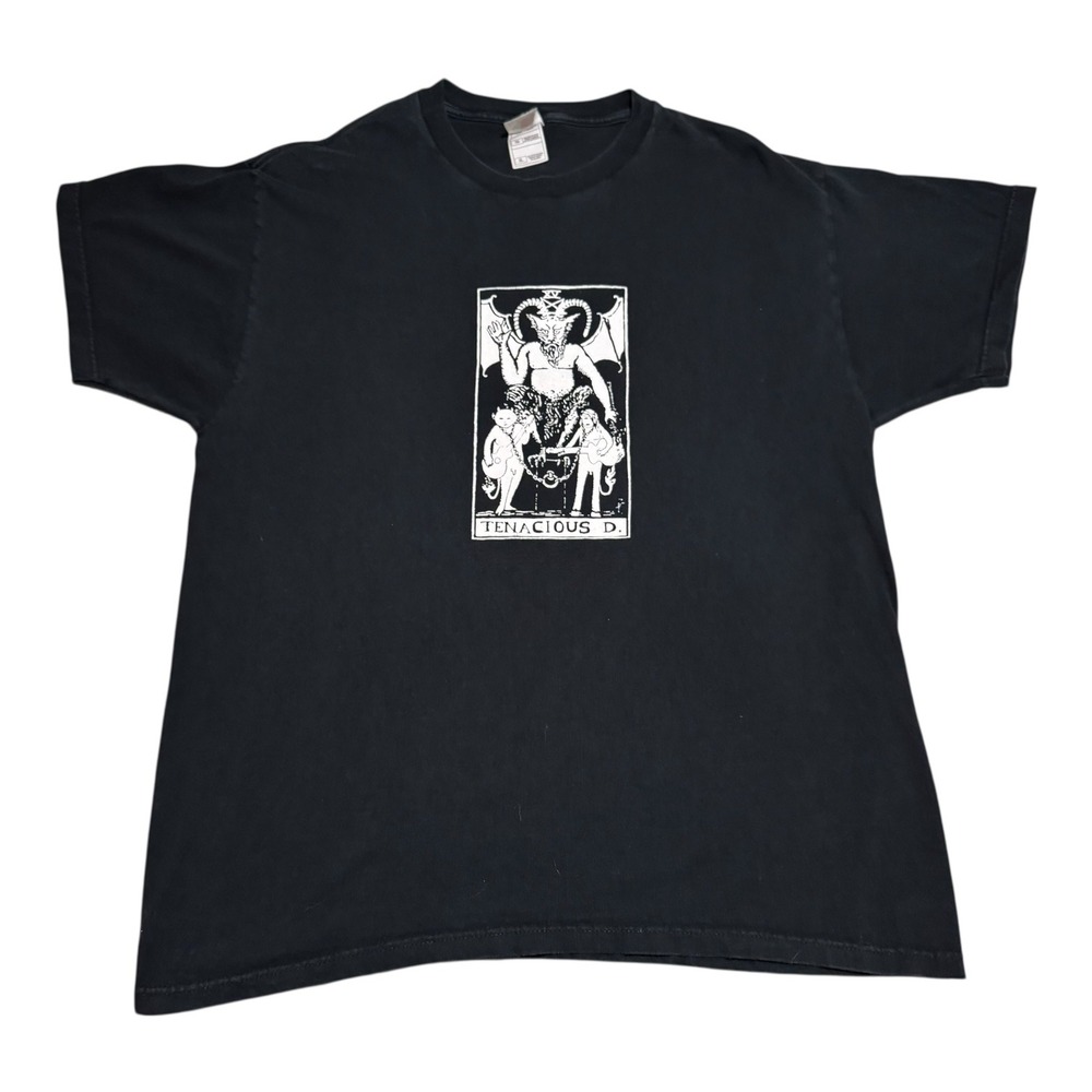 Vintage‎ 2000s Fruit of the Loom Tenacious D Band Movie Promo Shirt Men's XL